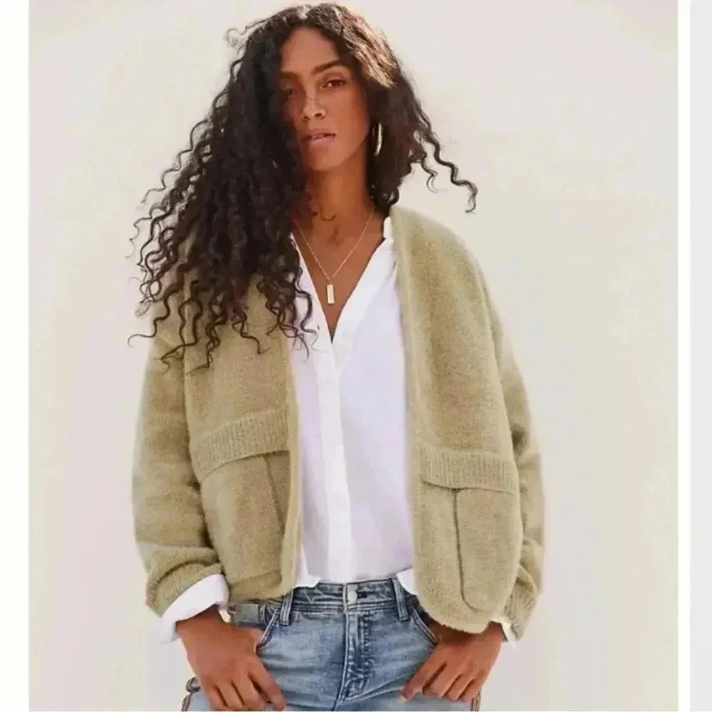 Pilcro Cardigan Sparkle Shimmer‎ Knit One Size